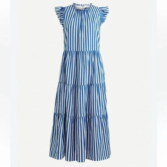 J. Crew striped midi dress - Picture 2 of 6